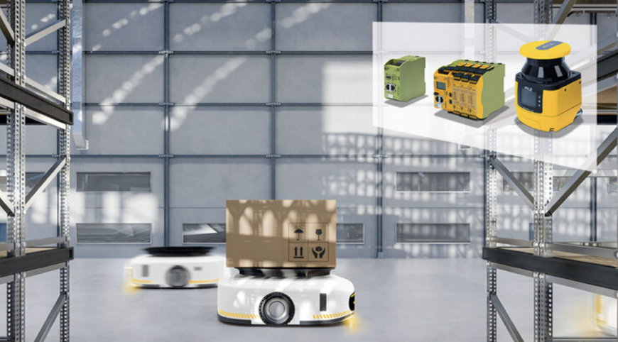 Solución de seguridad Pilz para Autonomous Mobile Robots (AMR) - navegación autónoma segura